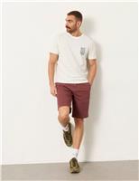 FatFace Regular Fit Chino Shorts Red