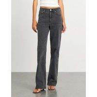 Jag Mid Rise Wide Leg Jeans Black