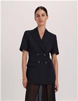 SABA Single Breasted Blazer Black