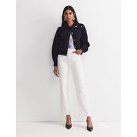 Sportscraft Pure Merino Wool Button Front Cardigan Navy