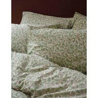 Piglet In Bed 2 Pack Pure Cotton Oak Pillowcases Green Mix