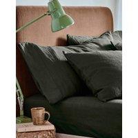 Piglet In Bed Pure Linen Pillowcase Set Green