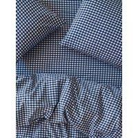 Piglet In Bed 2 Pack Pure Cotton Gingham Pillowcases Blue Mix