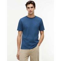 Tommy Hilfiger Pure Cotton Jersey Crew Neck T-Shirt Blue