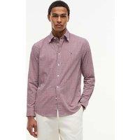 Tommy Hilfiger Regular Fit Pure Cotton Gingham Check Shirt Red Mix