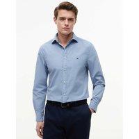 Tommy Hilfiger Regular Fit Pure Cotton Garment Dye Shirt Blue