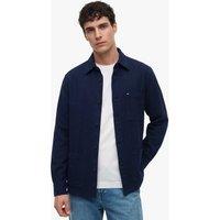 Tommy Hilfiger Regular Fit Cotton Rich Overshirt Navy
