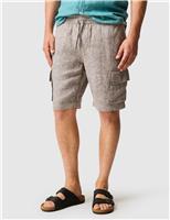 Rodd & Gunn Pure Linen Cargo Shorts Navy