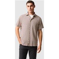 Rodd & Gunn Nelson Creek Relaxed Fit Pure Cotton Shirt Brown Mix