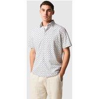 Rodd & Gunn Crown Hill Relaxed Fit Pure Cotton Shirt White Mix