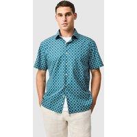 Rodd & Gunn Crown Hill Relaxed Fit Pure Cotton Shirt Blue Mix
