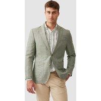 Rodd & Gunn Regular Fit Linen Rich Textured Blazer Light Green