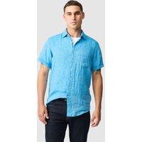 Rodd & Gunn Palm Beach Slim Fit Pure Linen Shirt Light Blue