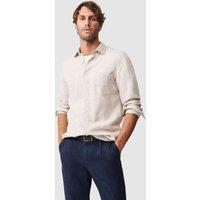 Rodd & Gunn Coromandel Slim Fit Pure Linen Shirt Oatmeal