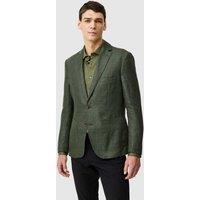 Rodd & Gunn Regular Fit Linen Rich Textured Blazer Dark Green