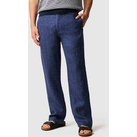 Rodd & Gunn Spencer Bay Regular Fit Pure Linen Trousers Navy