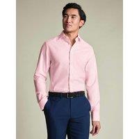 Charles Tyrwhitt Slim Fit Non Iron Cotton Rich Shirt Pink