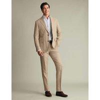 Charles Tyrwhitt Slim Fit Pure Linen Suit Jacket Taupe