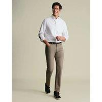 Charles Tyrwhitt Slim Fit 5 Pocket Stretch Jeans Brown
