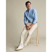 Charles Tyrwhitt Slim Fit 5 Pocket Stretch Jeans Ivory
