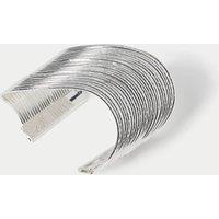 M&S Wave Texture Cuff Silver