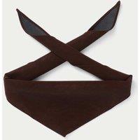 M&S Smooth Faux Leather Bandana Burgundy