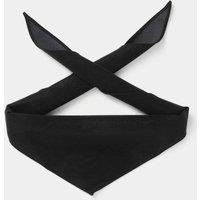 M&S Smooth Faux Leather Bandana Black