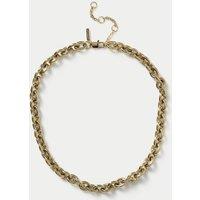 Autograph Chunky Chain Necklace Gold