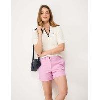 Crew Clothing Cotton Rich Chino Shorts Lilac