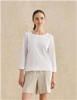 HOBBS Pure Cotton Top White