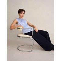 HOBBS Crew Neck Blouse Blue
