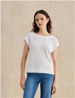 HOBBS Pure Cotton T-Shirt White