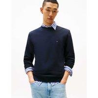Tommy Hilfiger Essential Pure Cotton Crew Neck Sweatshirt Navy