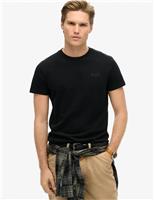 Pure Cotton Embroidered Logo T-Shirt