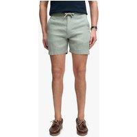 Superdry & Co Pure Linen Elasticated Waist Shorts Green