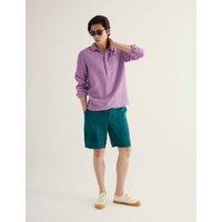 Seasalt Cornwall Pure Linen Textured Shirt Light Purple