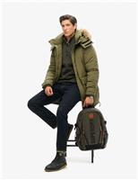 Superdry & Co Embroidered Zip Around Backpack Green