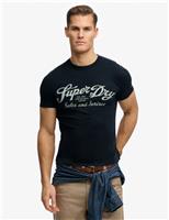 Pure Cotton Crew Neck Logo Graphic T-Shirt