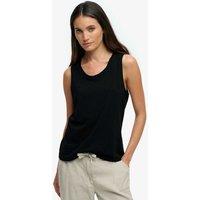 Superdry & Co Pure Cotton Tank Top Black