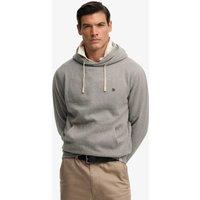 Superdry & Co Cotton Rich Embroidered Logo Hoodie Light Grey
