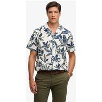 Superdry & Co Relaxed Fit Pure Cotton Floral Shirt White