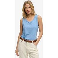 Superdry & Co Pure Cotton Tank Top Blue