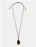 Long Cord Pendant Necklace