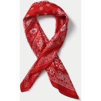 Red Paisley Scarf Red