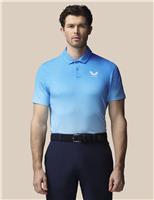 Castore Golf Map Print Technical Polo Shirt Light Purple