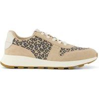 TOMS RVL LITE Retro Leopard Print Trainers Beige