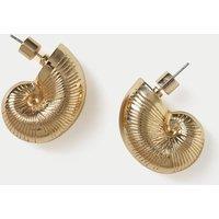 M&S Gradual Chunky Hoop Earrings Gold