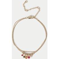 M&S 2 Pack Cupchain Anklet Gold