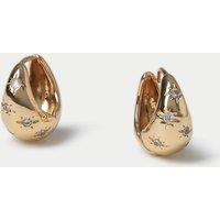 Per Una Gold Tone Chubby Hoop Earrings Gold
