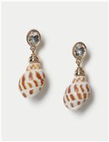 Conch Shell Drop Earrings